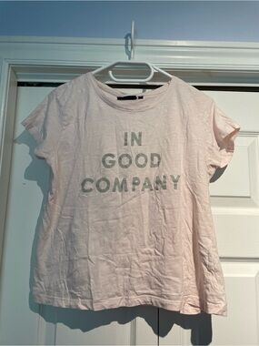 Pale Pink Short-Sleeve Graphic Tee - In Good Company